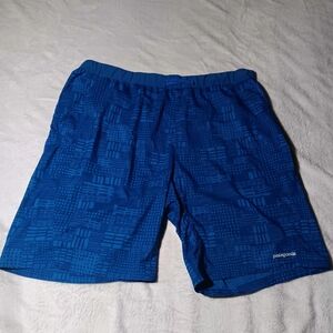 Patagonia Men's Blue Patterned Short XL